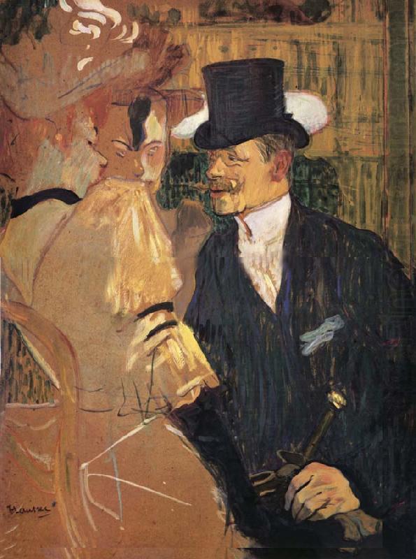 Henri  Toulouse-Lautrec L-Auglais au Moulin-Rouge china oil painting image